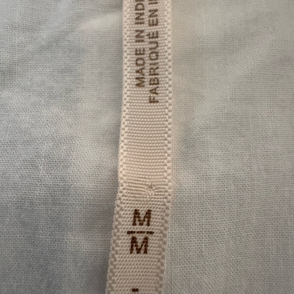 Free People White Pintuck Smocked Ruffle cotton Shirt Dress – Size Medium - Picture 5 of 6